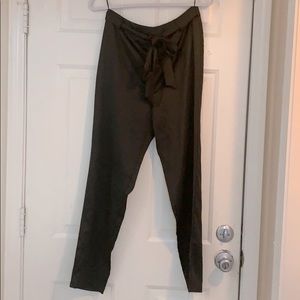 Black Dressy Pants (Satin like) Never Worn